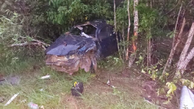 Grave acidente na GO-305 deixa motorista em estado gravíssimo em Cumari, Goiás