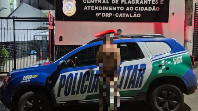 Homem é preso em flagrante após furtar televisão em Catalão, diz polícia