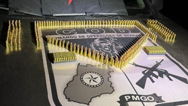 COD apreende 450 munições em operação na região de Catalão; material seria enviado a organização criminosa no Ceará