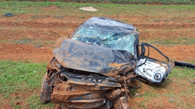 Duas pessoas ficaram feridas após acidente na MG-190 em Romaria