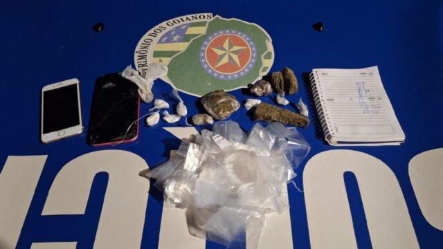 Homem é preso suspeito por tráfico de drogas durante abordagem em Catalão