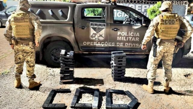 COD apreende 82 kg de maconha em operação na BR-050, em Cristalina