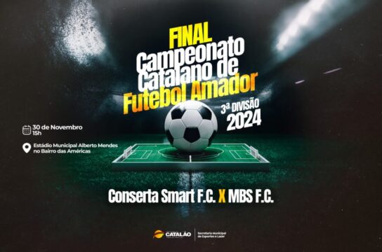 Decisão do Campeonato Catalano de Futebol Amador da 3ª Divisão será neste sábado (30)
