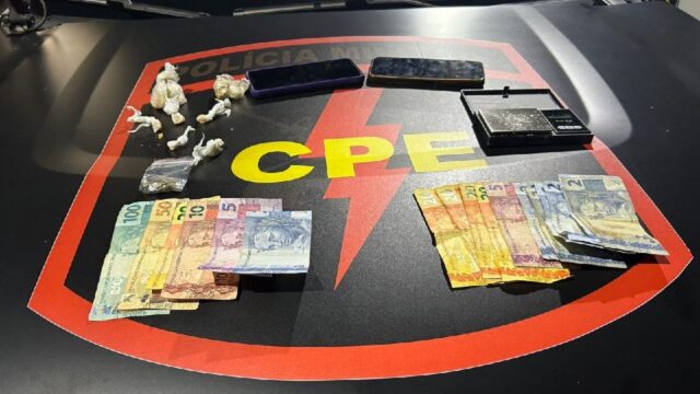 CPE prende três suspeitos por tráfico de drogas em Goiandira