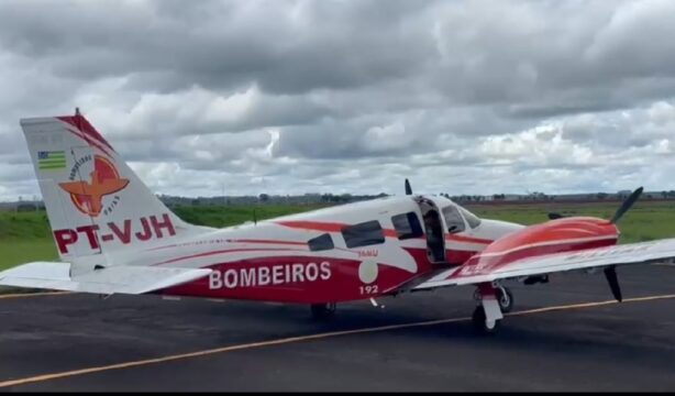 Homem de 58 anos em estado grave é transferido de Catalão para Nerópolis por UTI aérea