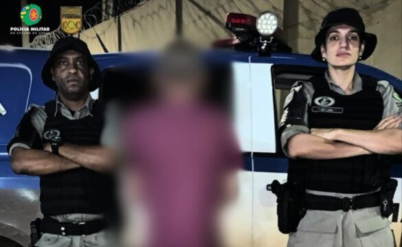 PMGO recaptura foragido da Justiça em Nova Aurora