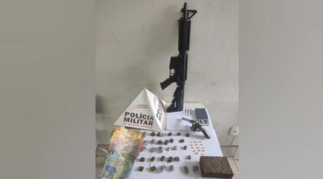 Polícia Militar apreende drogas, armas e menor em operação no Portal de Fátima, em Araguari