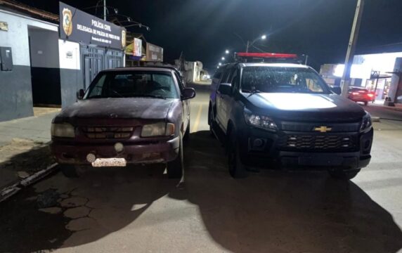 Polícia Militar recupera caminhonete furtada em Pires do Rio