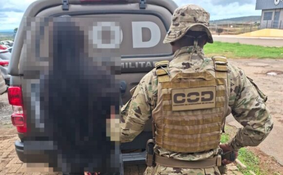 Catalão: COD recaptura foragida da Justiça por associação criminosa e tráfico internacional de armas