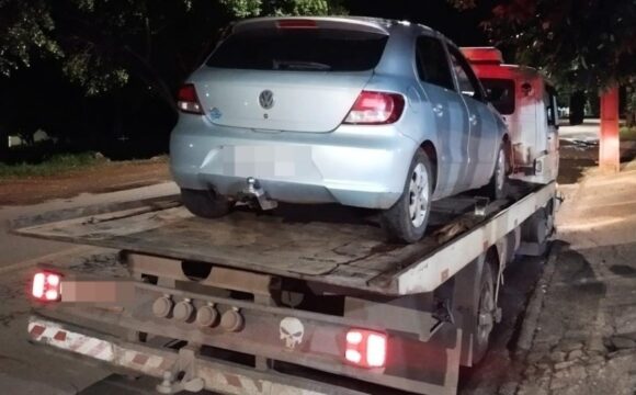 Veículo roubado em Caldas Novas é localizado em Pires do Rio após denúncia