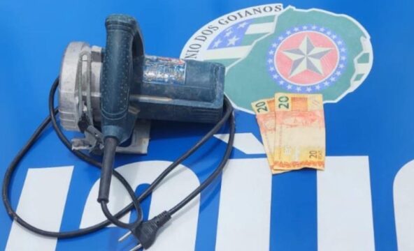 Polícia Militar de Catalão prende suspeitos de furto e receptação em flagrante