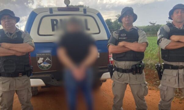 Batalhão Rural da PMGO captura foragido da Justiça por homicídio em Caldas Novas