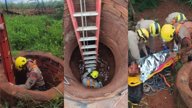 Idoso de 79 anos é resgatado de cisterna de 7 metros em Quirinópolis
