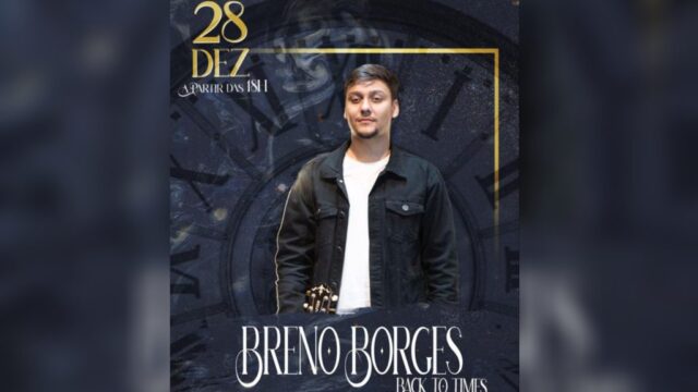 Evento “Back to Times” acontece em Catalão neste sábado (28) com Breno Borges como atração principal