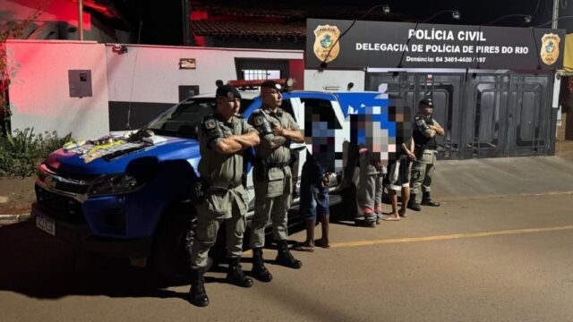 Em ação rápida, Força Tática do 11⁰BPM prende três homens suspeitos pelo crime de tráfico e associação para o tráfico de drogas em Orizona