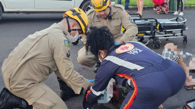 Homem é atropelado por carro em avenida de Catalão