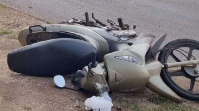 Homem fica ferido após queda de moto no bairro Eldorado, em Catalão