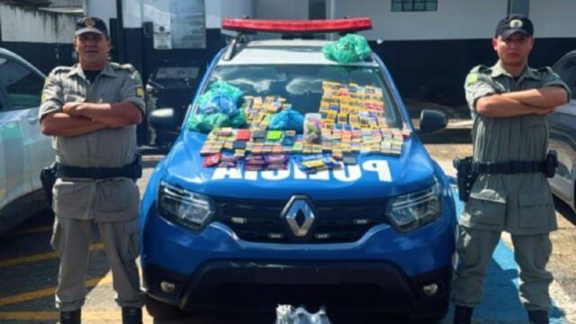Em Caldas Novas: PM recupera produtos furtados, prende autor de furto e localiza receptadores