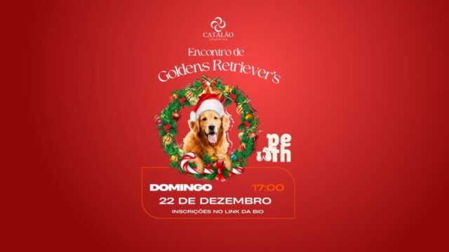 Catalão Shopping Promove o Primeiro Encontro de Goldens Retrievers em Catalão