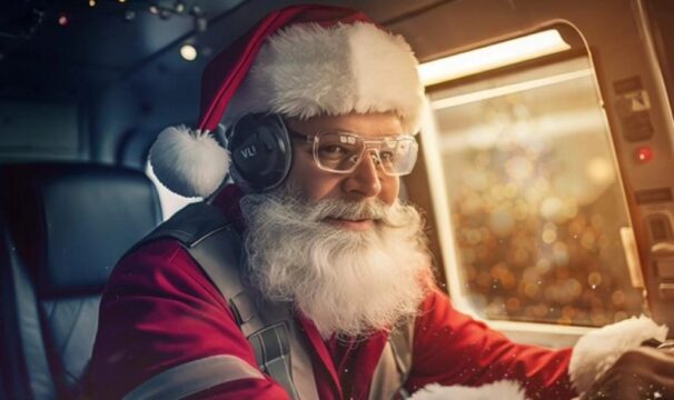 Trem Natalino da VLI traz Papai Noel e Mamãe Noel a Catalão nesta terça-feira (3)