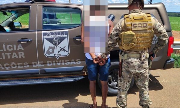 COD recaptura foragido da Justiça do Paraná durante operação em Cristalina