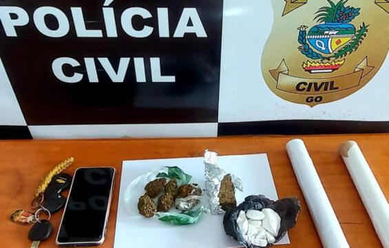 Polícia Civil prende suspeito de tráfico de drogas em operação em Goiandira