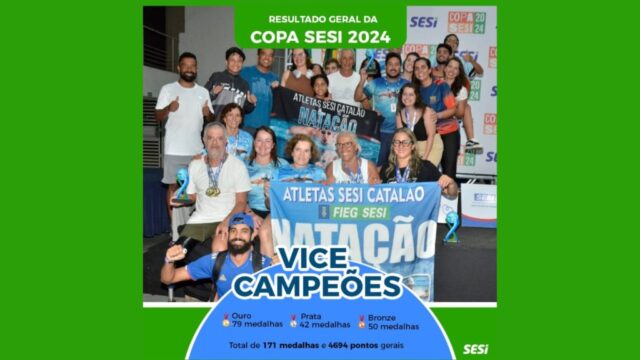 SESI Catalão conquista o vice-campeonato geral na Copa SESI Goiás 2024