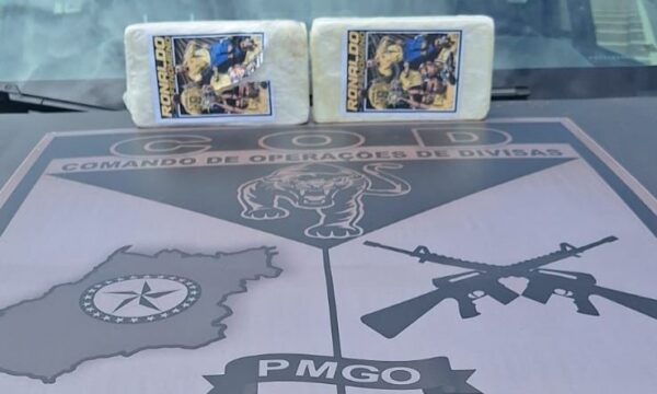 COD apreende carga de cocaína avaliada em R$ 173 mil no Entorno do DF