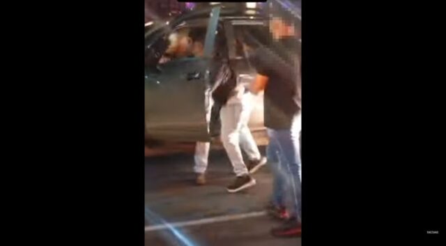 Vídeo: Briga de trânsito termina em agressões na Avenida Floriano Peixoto, em Uberlândia