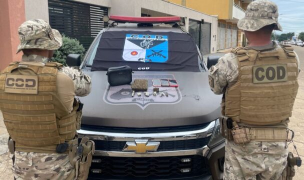 COD prende traficante e apreende menores com drogas em Campo Alegre de Goiás