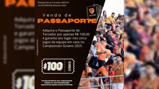 Abecat Ouvidorense lança passaporte de R$ 100 para torcedores acompanharem jogos em casa