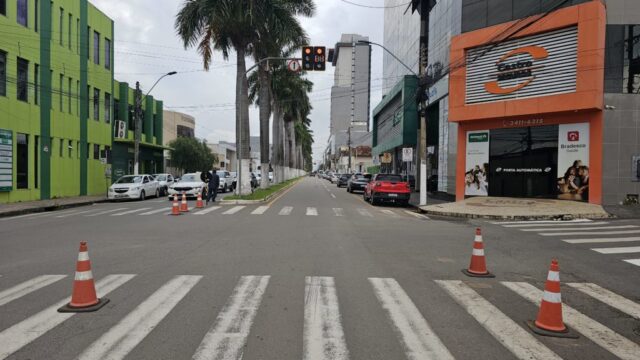 Interdição na Avenida Farid Miguel Safatle altera trânsito no centro de Catalão a partir do dia 16 devido a obras no Edifício Polaris