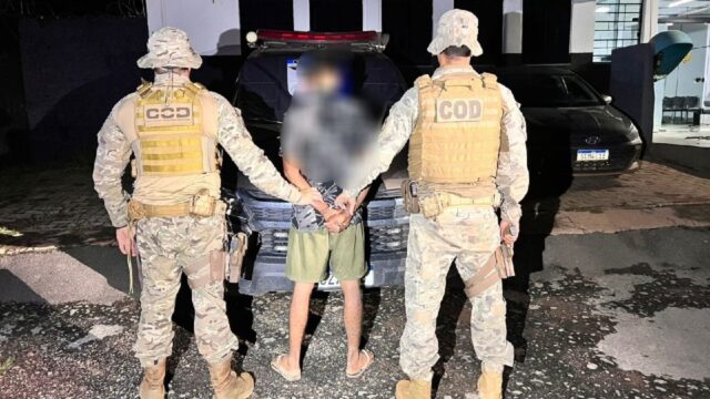 COD apreende espingarda e munições durante operação no leste de Goiás