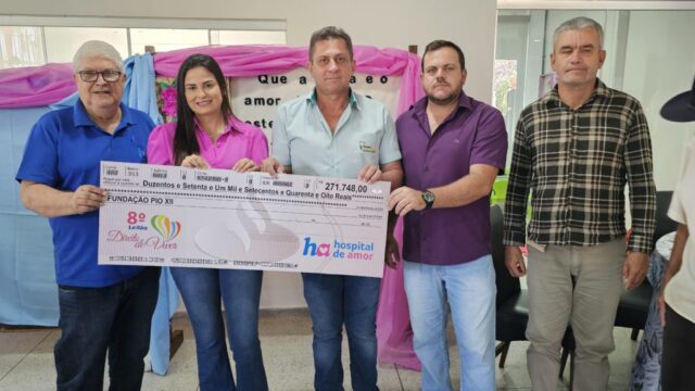 Nova Aurora arrecada mais de R$ 271 mil em leilão beneficente para o Hospital de Amor