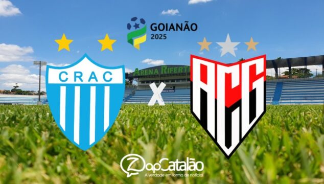 Crac encara Atlético Goianiense nesta quarta-feira (22) em busca do topo da tabela no Goianão 2025