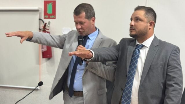 Douglas Sertório, Bruno Saran e vereadores tomam posse em Campo Alegre de Goiás