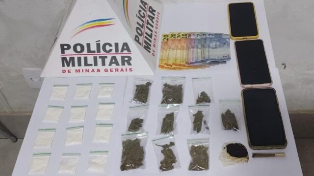 Dois jovens são presos por tráfico de drogas em Araguari
