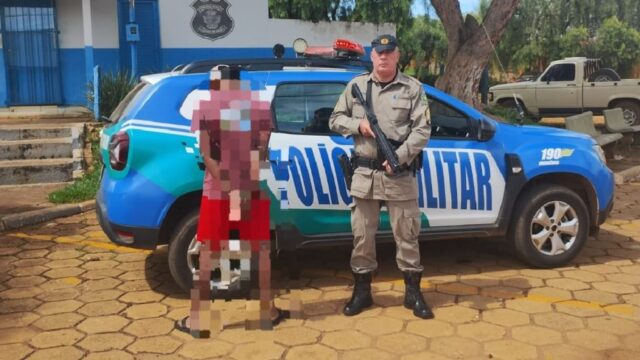 Polícia Militar captura foragido da justiça em Catalão durante patrulhamento no distrito de Santo Antônio do Rio Verde