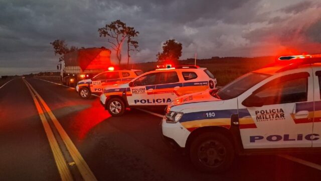 Polícia Militar recupera caminhão roubado e prende dois suspeitos em Patrocínio