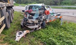 Motorista de escolta morre em acidente na BR-414, em Cocalzinho Motorista de escolta morre em acidente na BR-414, em Cocalzinho