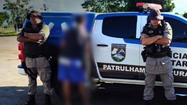Foragido da justiça é preso pelo Batalhão Rural em Catalão