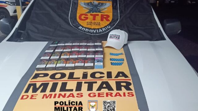 Homem é preso por contrabando na MG-223 em Araguari