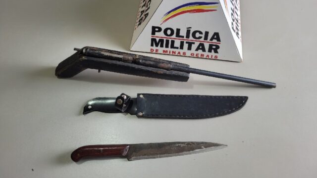 Homem é preso por tentativa de furto e posse ilegal de arma de fogo em Monte Carmelo, MG