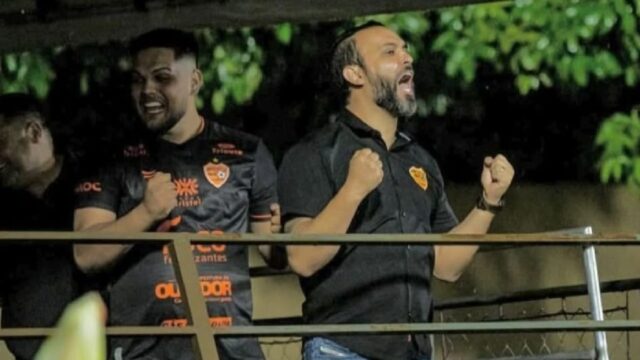 Presidente da Abecat vibra intensamente com gol da vitória no Goianão 2025