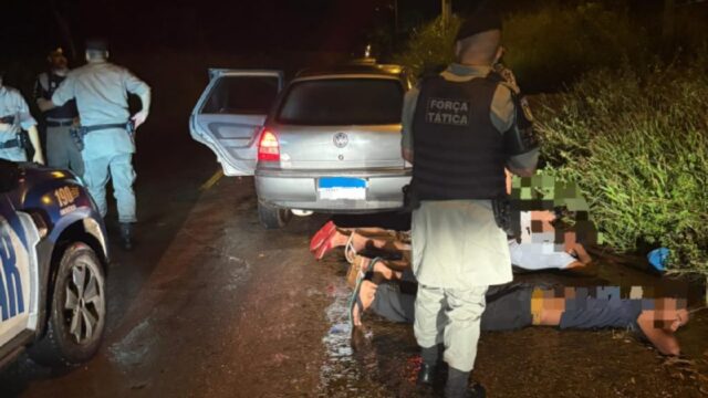 Trio de assaltantes é preso em Caldas Novas após série de roubos