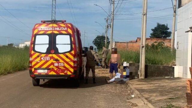 Mototaxista fica ferido após colisão com cachorro em Catalão