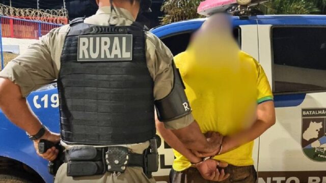 Batalhão Rural prende homem em flagrante por violência doméstica em Cristalina
