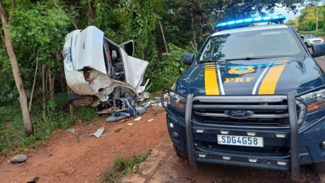 Família de missionários se envolve em acidente na BR-070; mulher morre e três ficam feridos