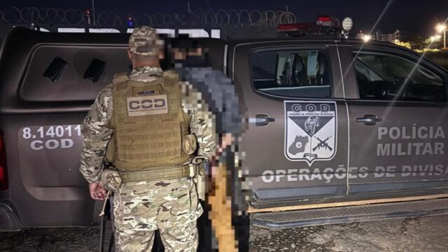 COD prende homem com 50 munições de uso restrito em ônibus de turismo na região Leste de Goiás