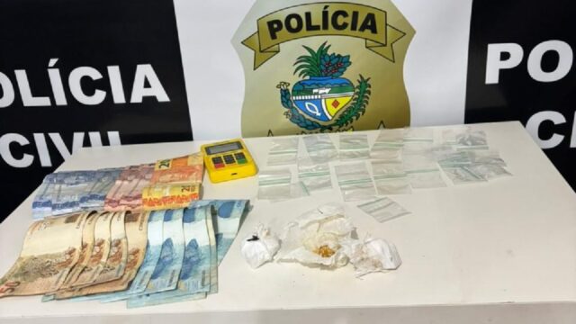 Polícia Civil de Ipameri cumpre mandado de busca, apreende cocaína e prende suspeito por tráfico